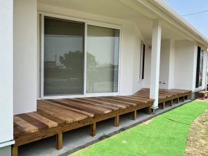 変形ウッドデッキ