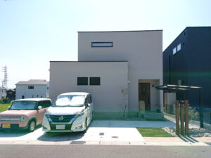 モダンで可愛い外構