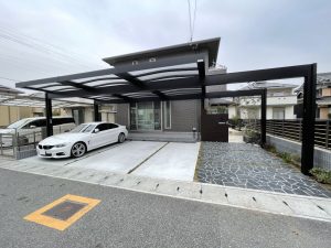 大型のカーポート